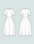 Papírový střih Tulip Dress