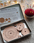 Seam circles | Pomůcka na rýsování přídavků na švy