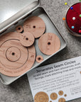 Seam circles | Pomůcka na rýsování přídavků na švy