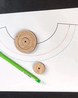 Seam circles | Pomůcka na rýsování přídavků na švy