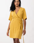 Střih Aaria Mini Wrap Dress | Šaty