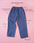 PDF střih Apron Pocket Pants | Kalhoty