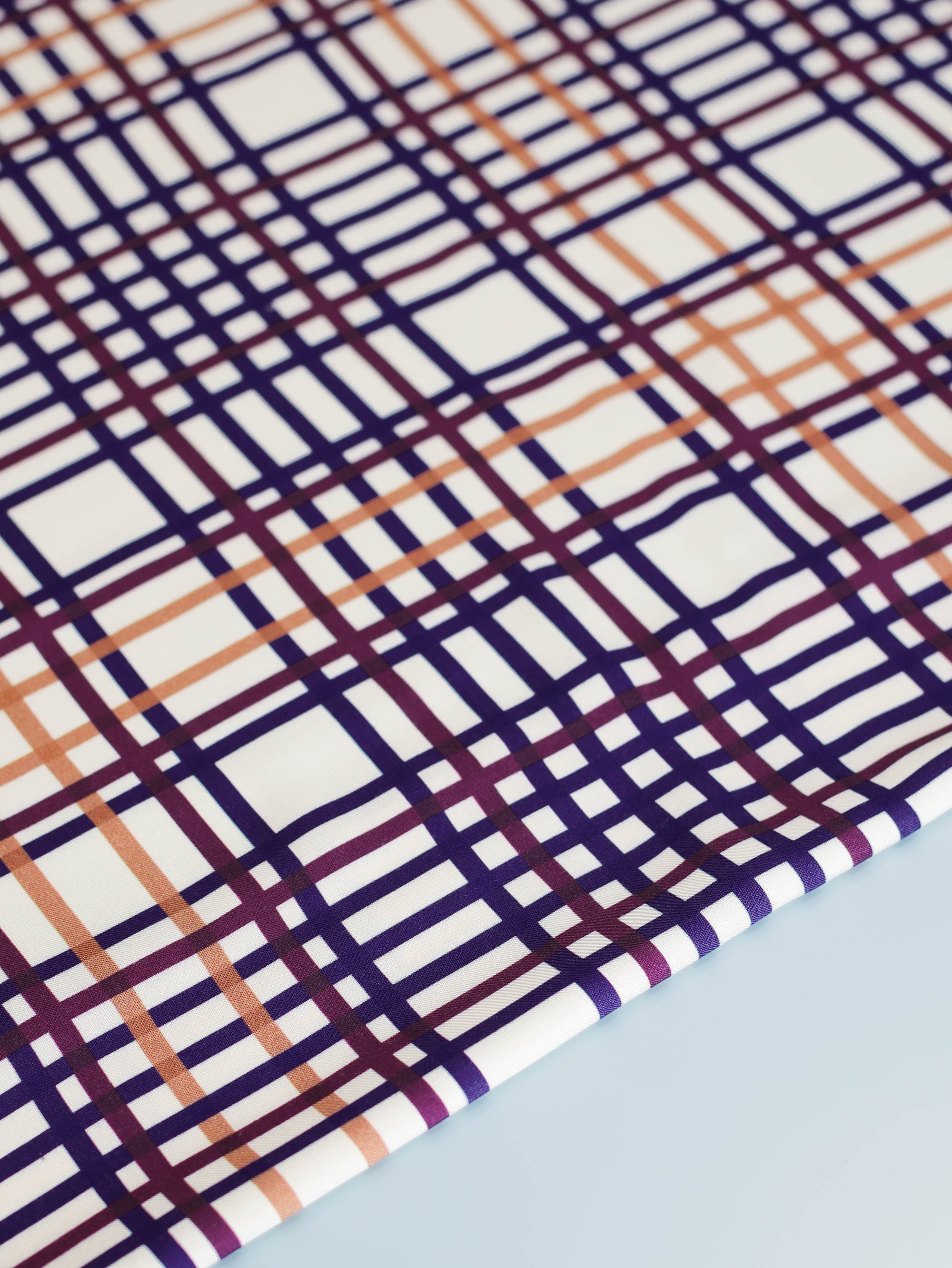 Vila Grid Viscose: Wine Rush || Viskóza