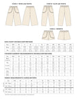 PDF střih Apron Pocket Pants | Kalhoty