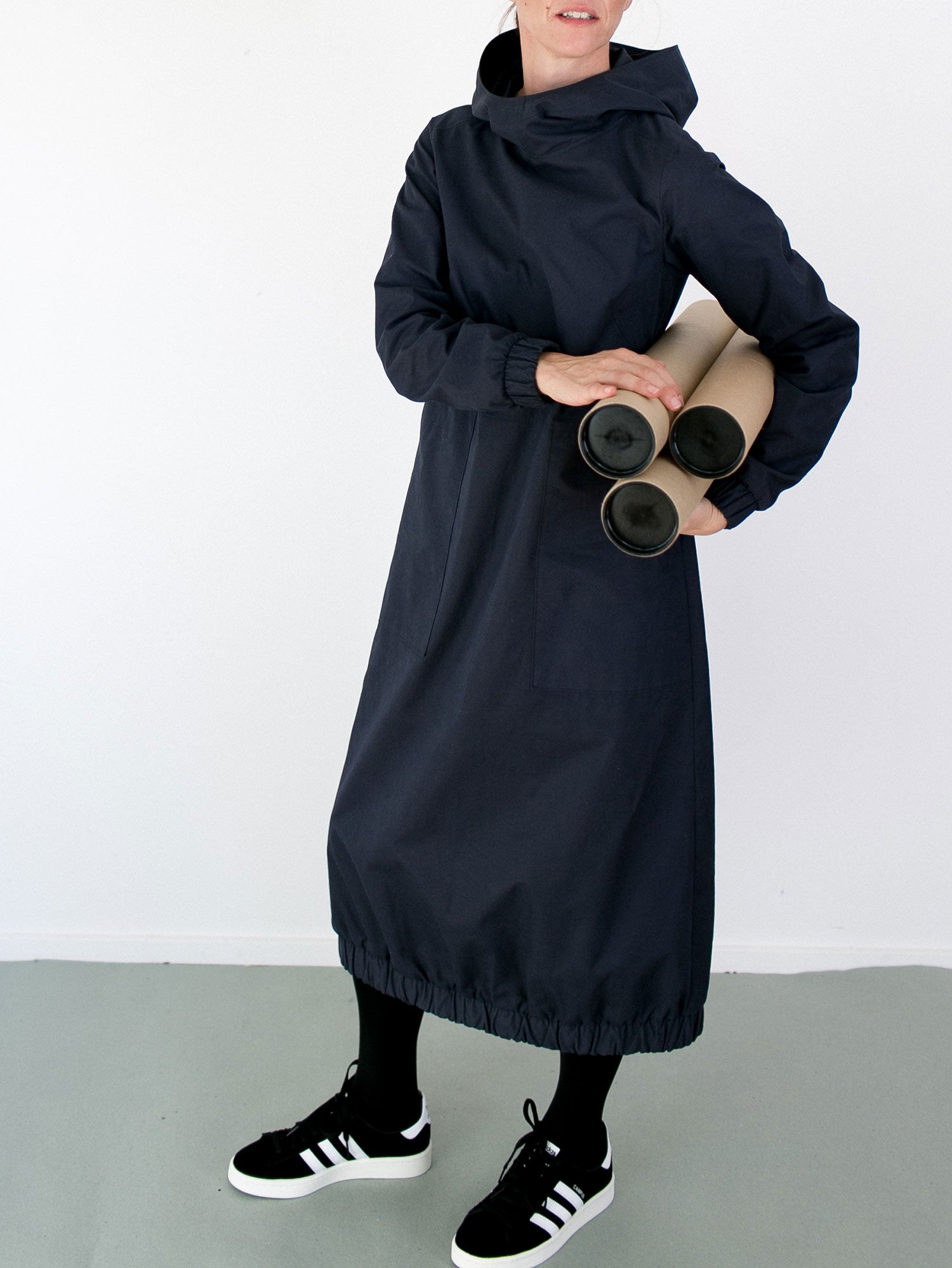 Papírový střih Hoodie Dress