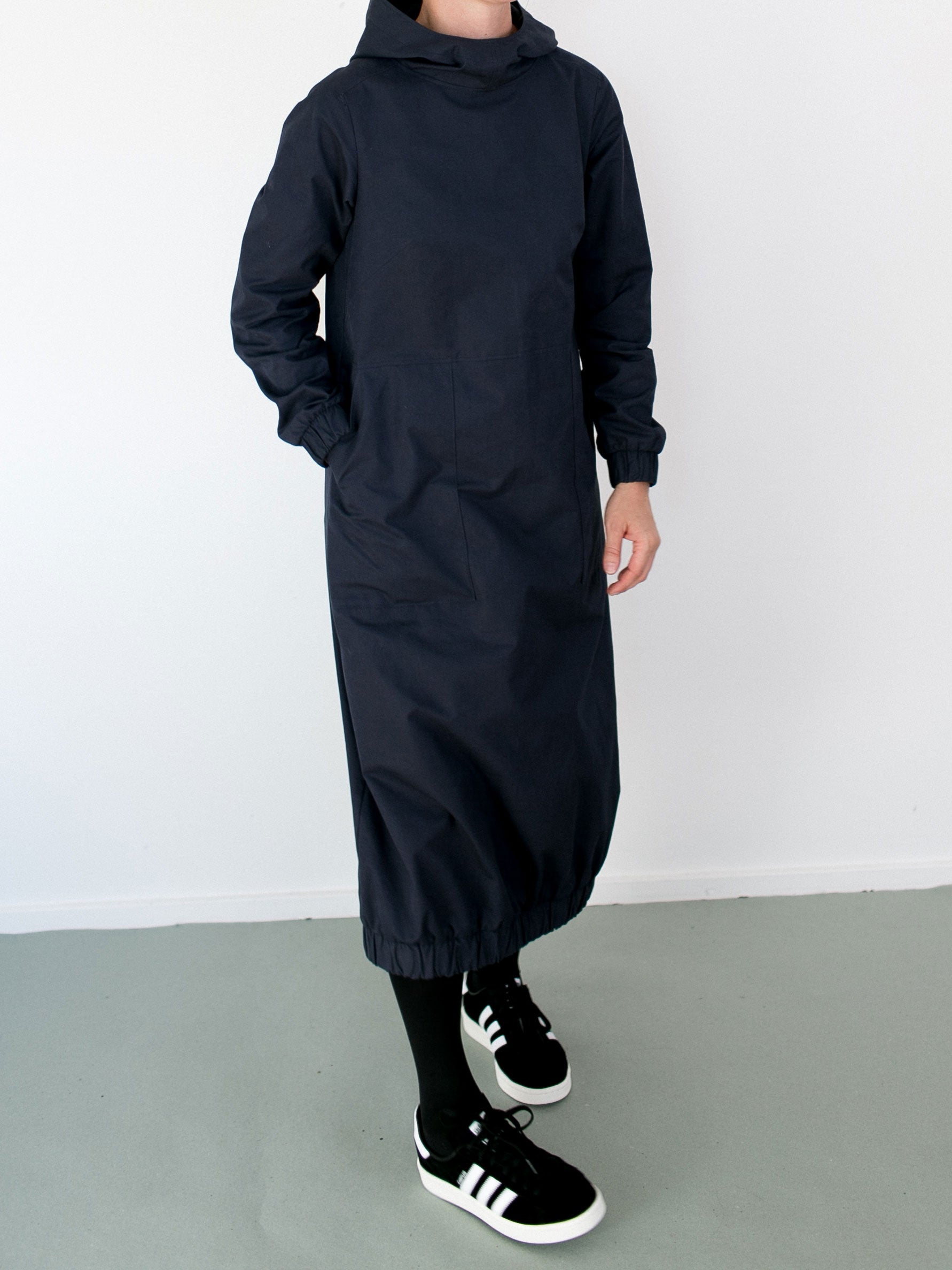 Papírový střih Hoodie Dress