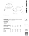 Papírový střih Cropped Jacket
