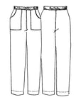 Papírový střih Jensen Pants