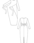 Střih Kielo Wrap Dress & Jumpsuit | Overal & šaty