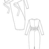 Papírový střih Kielo Wrap Dress & Jumpsuit