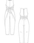 Střih Kielo Wrap Dress & Jumpsuit | Overal & šaty