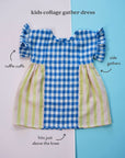 PDF střih Kids Collage Gather Dress | Šaty
