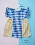PDF střih Kids Collage Gather Dress | Šaty