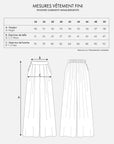 Papírový střih LA Jupe Culotte || Kalhotová sukně