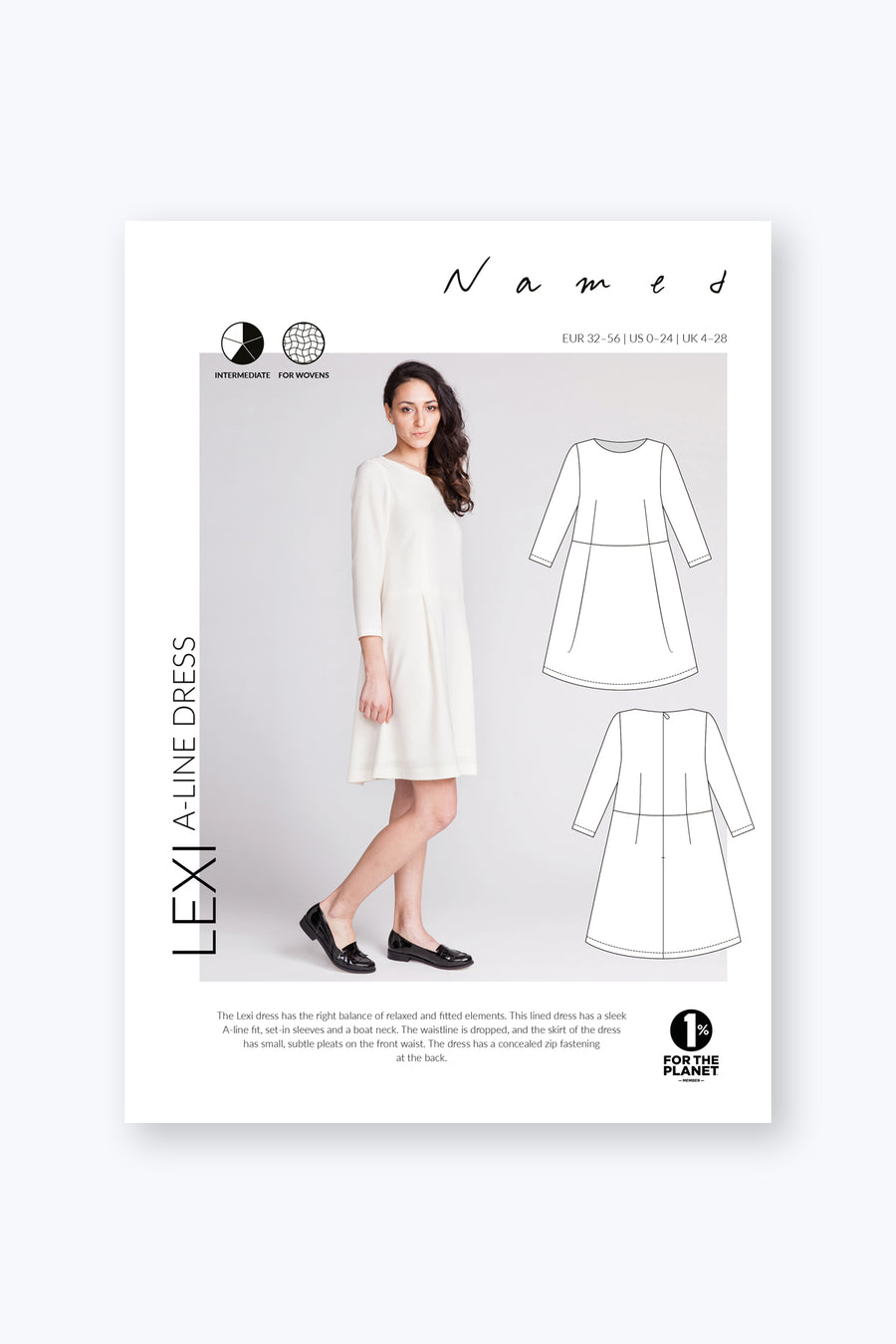 Papírový střih Lexi A-line Dress