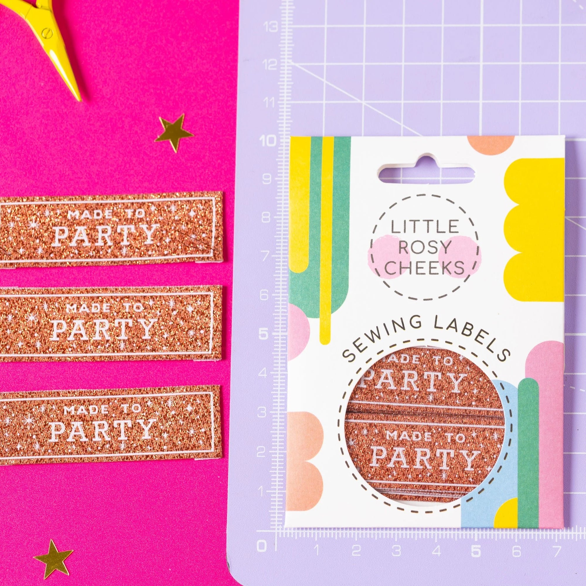 Little Rosy Cheeks "Made to Party" | Štítky na oblečení