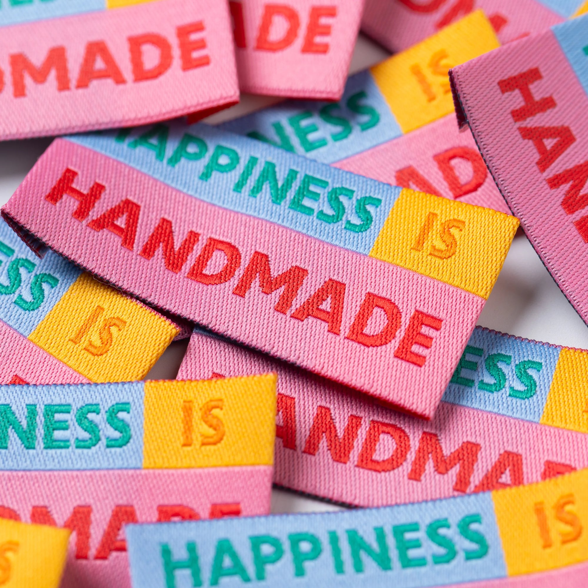 Little Rosy Cheeks "Happiness is handmade" | Štítky na oblečení