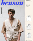 PDF střih Benson | Pánská vesta