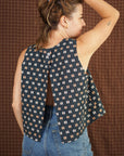 PDF střih Open Back Smock Top