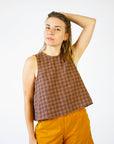PDF střih Open Back Smock Top