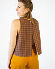 PDF střih Open Back Smock Top