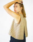 PDF střih Open Back Smock Top