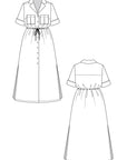 Střih Reeta Shirt Dress || Košilové šaty