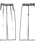 Papírový střih Sammy Pants || Kalhoty
