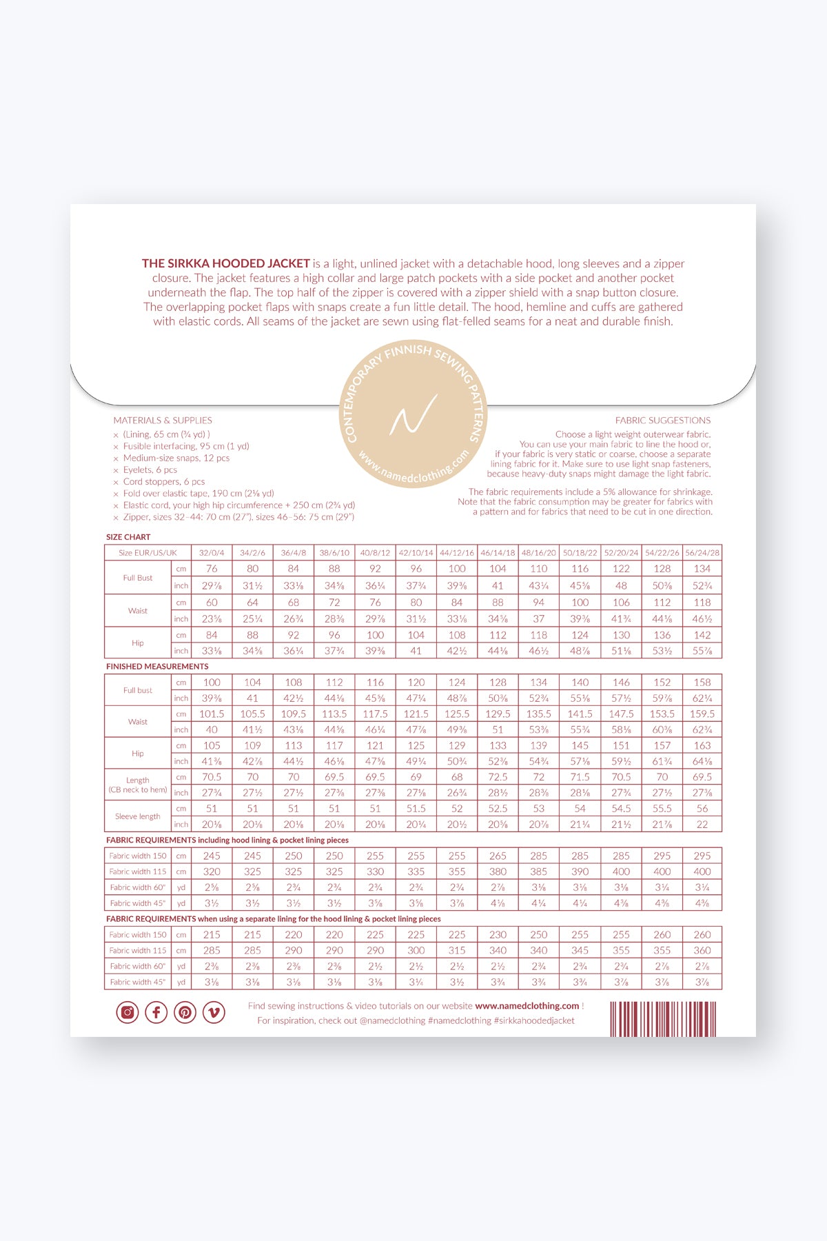 Střih Sirkka Hooded Jacket | Bunda