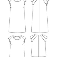 Papírový střih Daiquiri Dress & Blouse || Šaty & Top