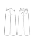 Papírový střih Ronsard Jeans || Kalhoty