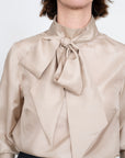 Papírový střih Tie Bow Blouse