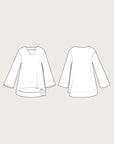 Papírový střih A-Line Tunic | Top