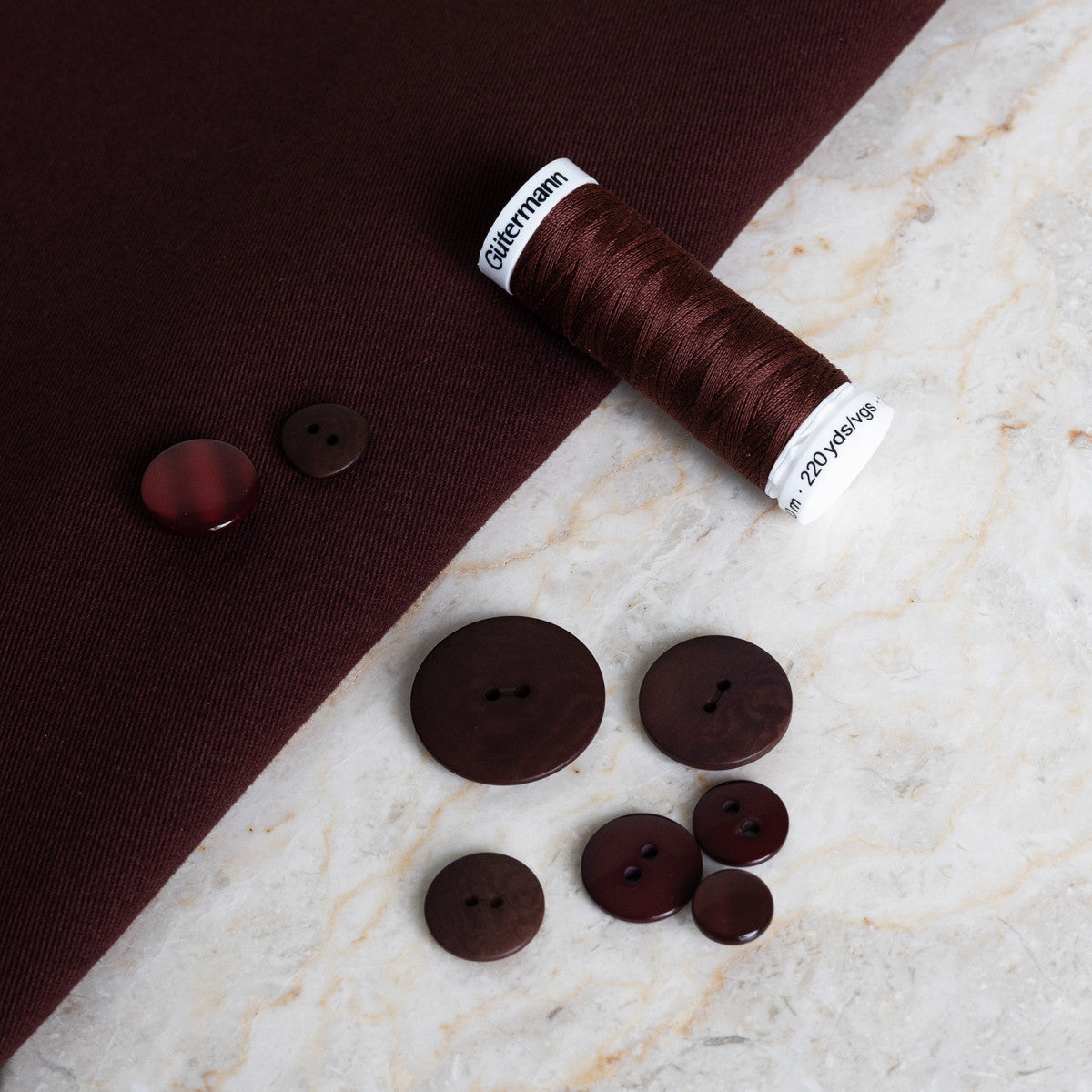 Gabardén Light: Crispy Brownie || Bavlna