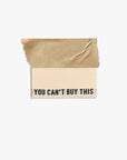 KATM štítky "You Can't Buy This" | Černé & krémové štítky