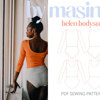 PDF střih Belen Bodysuit || Body