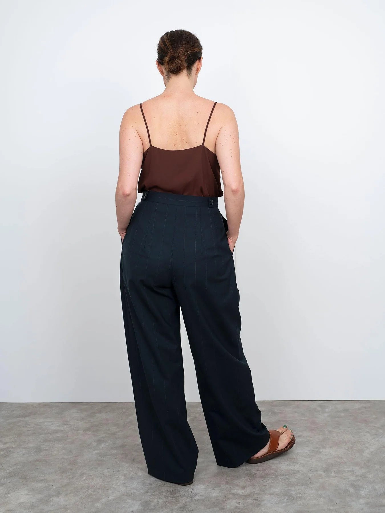 Papírový střih High Waisted Trousers