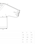 Papírový střih V-Neck Cuff Top