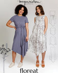 Papírový střih Floreat dress & blouse