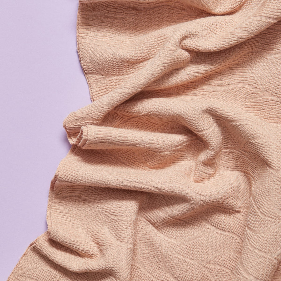 Organic Leaf Jacquard: Rose || Žakárový úplet