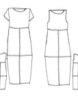 Papírový střih Eva Dress