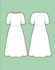Papírový střih Cuff Dress | Šaty