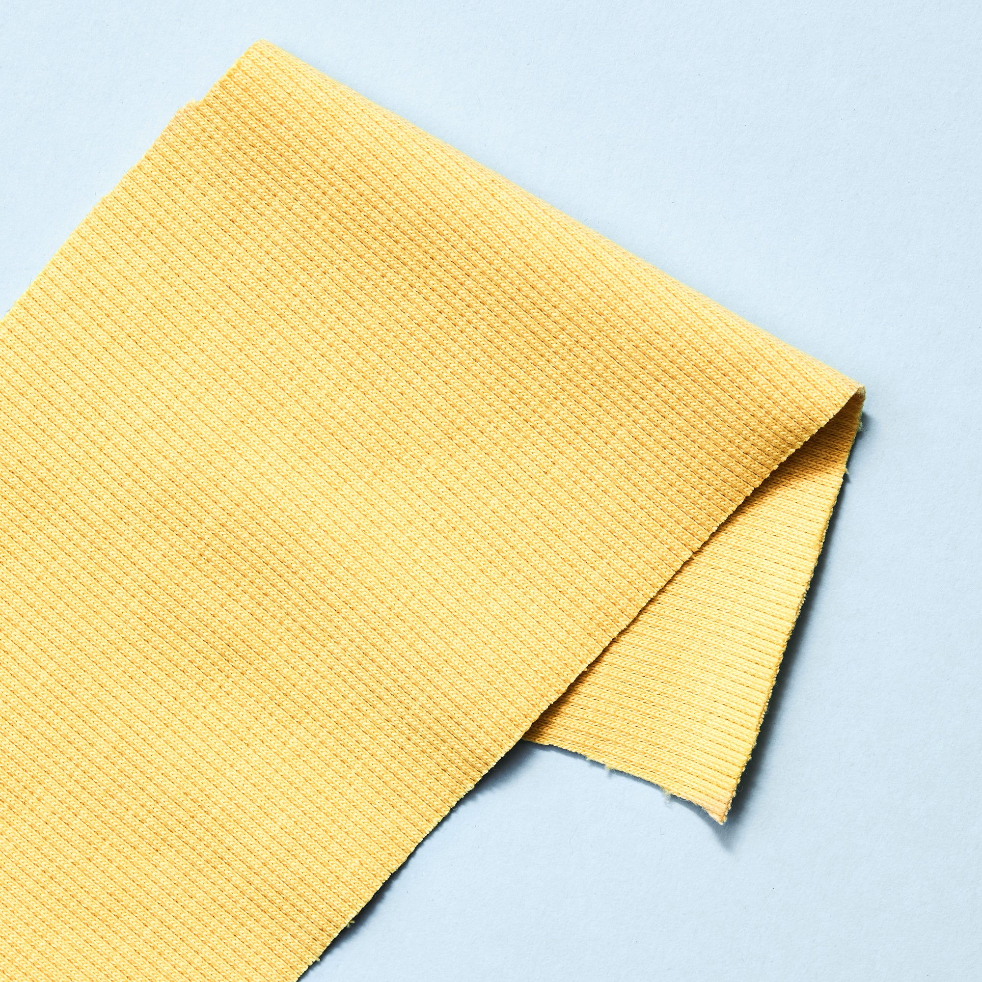 Organic 2x1 Rib: Blonde Yellow || Žebrovaný náplet