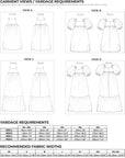PDF střih ZW Tier Dress