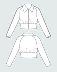 Papírový střih Cropped Jacket