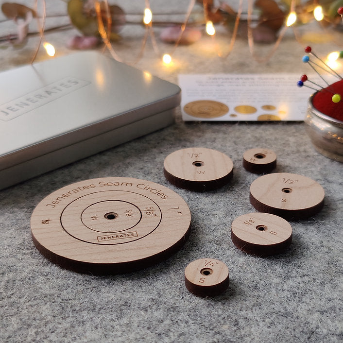 Seam circles | Pomůcka na rýsování přídavků na švy