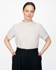 Papírový střih Funnel Neck Top