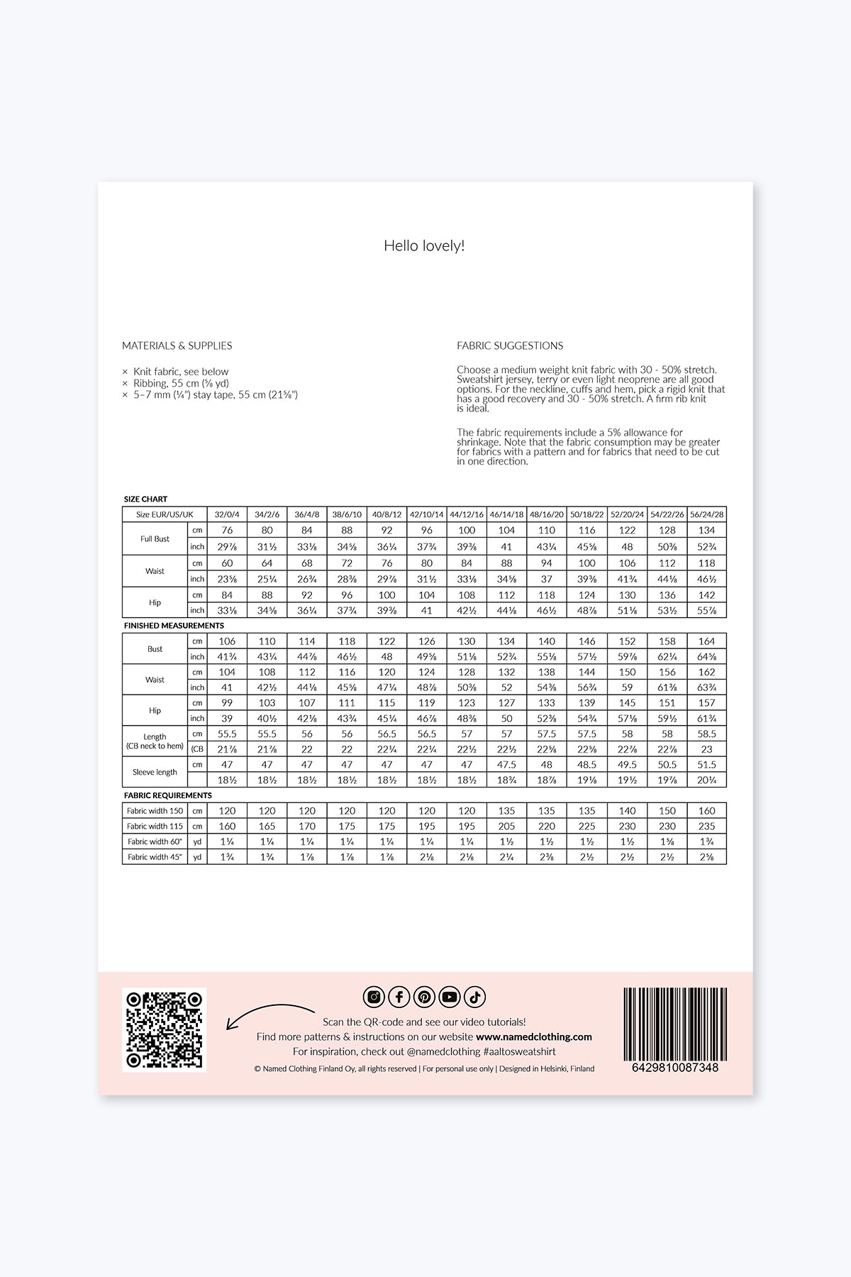 Střih Aalto sweatshirt | Mikina