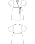 Střih Aaria Mini Wrap Dress | Šaty