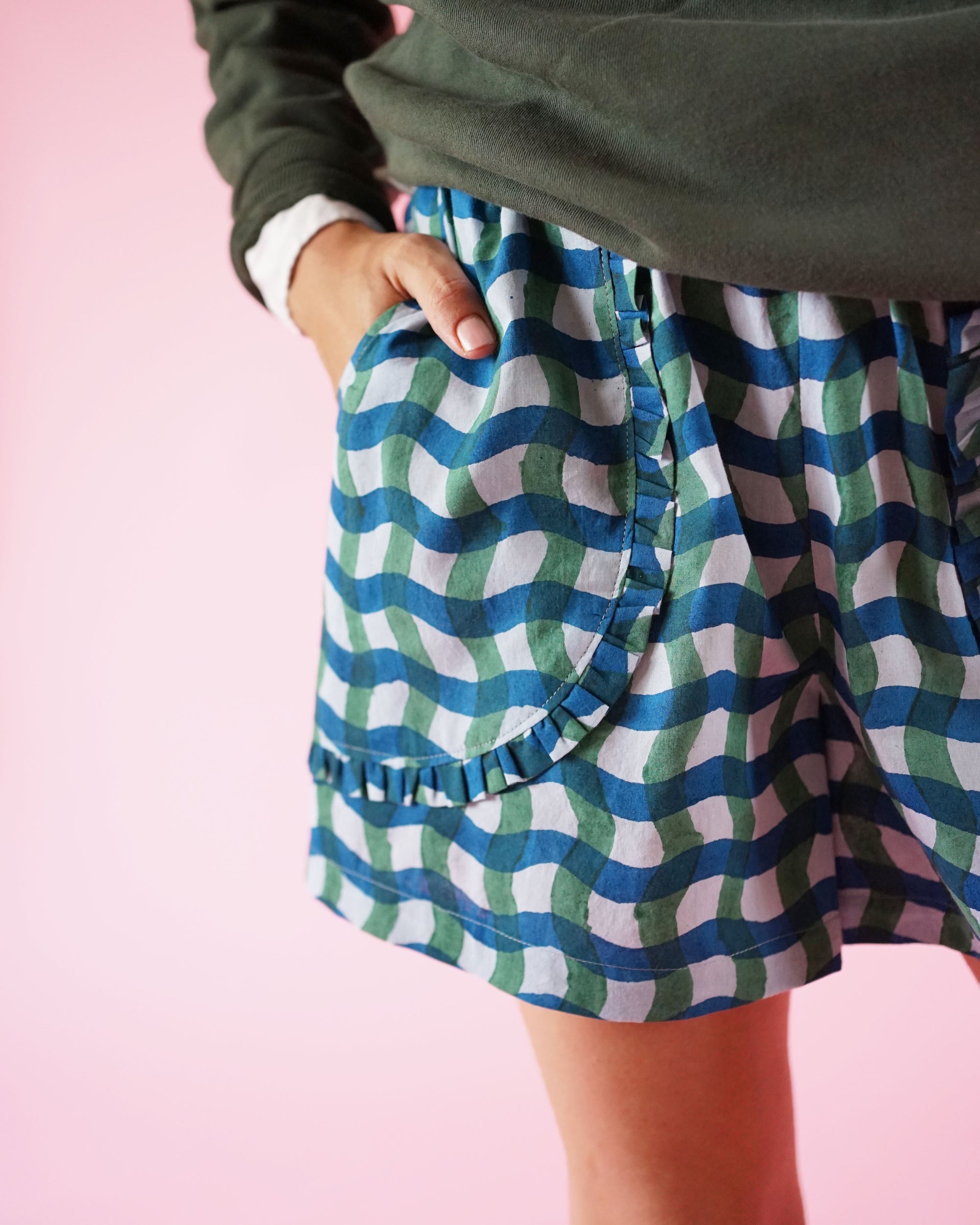 PDF střih Apron Pocket Pants | Kalhoty